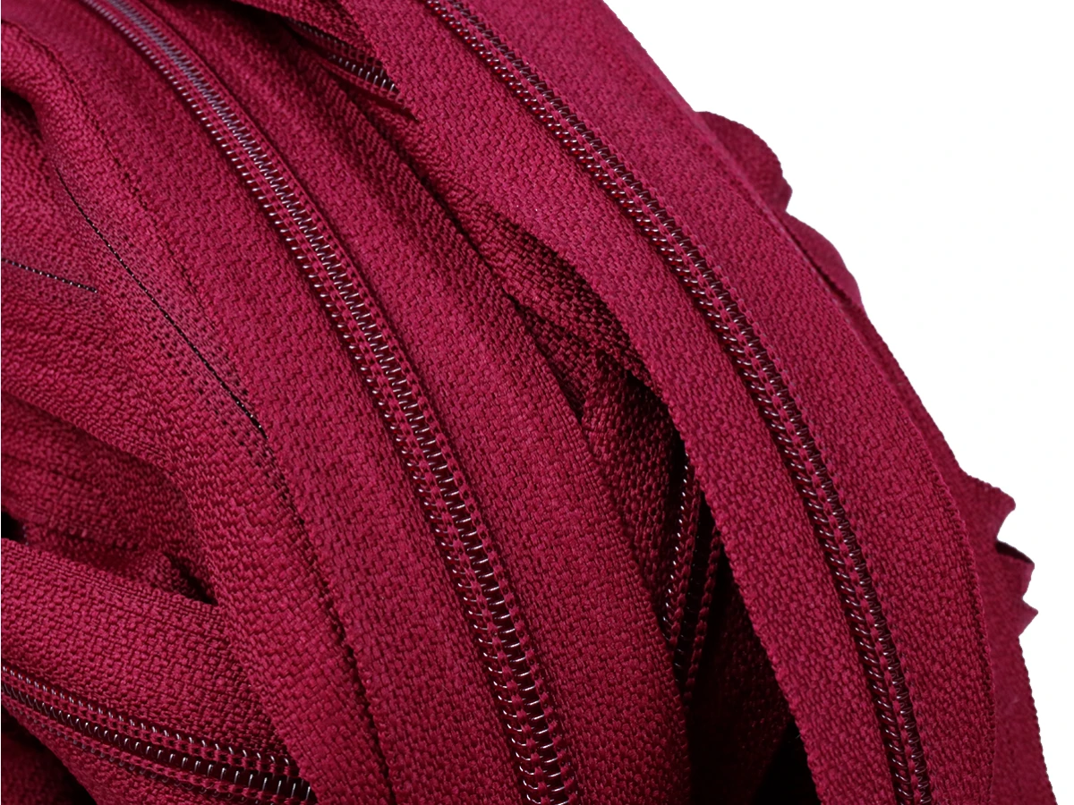 Блискавка рулонна №5 бордо 