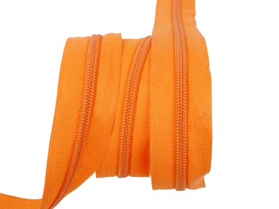 Блискавка рулонна №5 помаранчевий