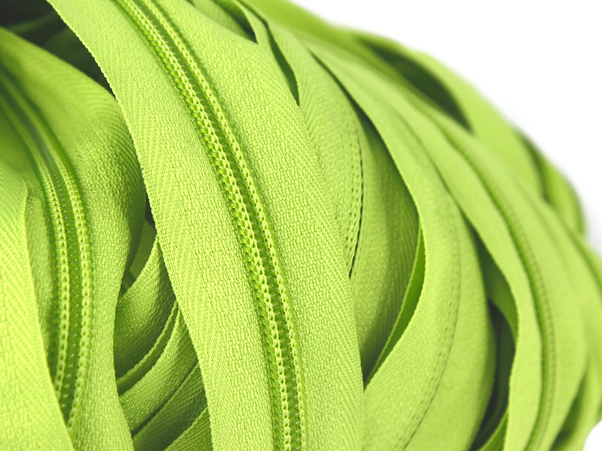 Блискавка рулонна №5 салатовий 