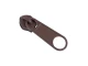 Бігунок для блискавки №5 коричневий 