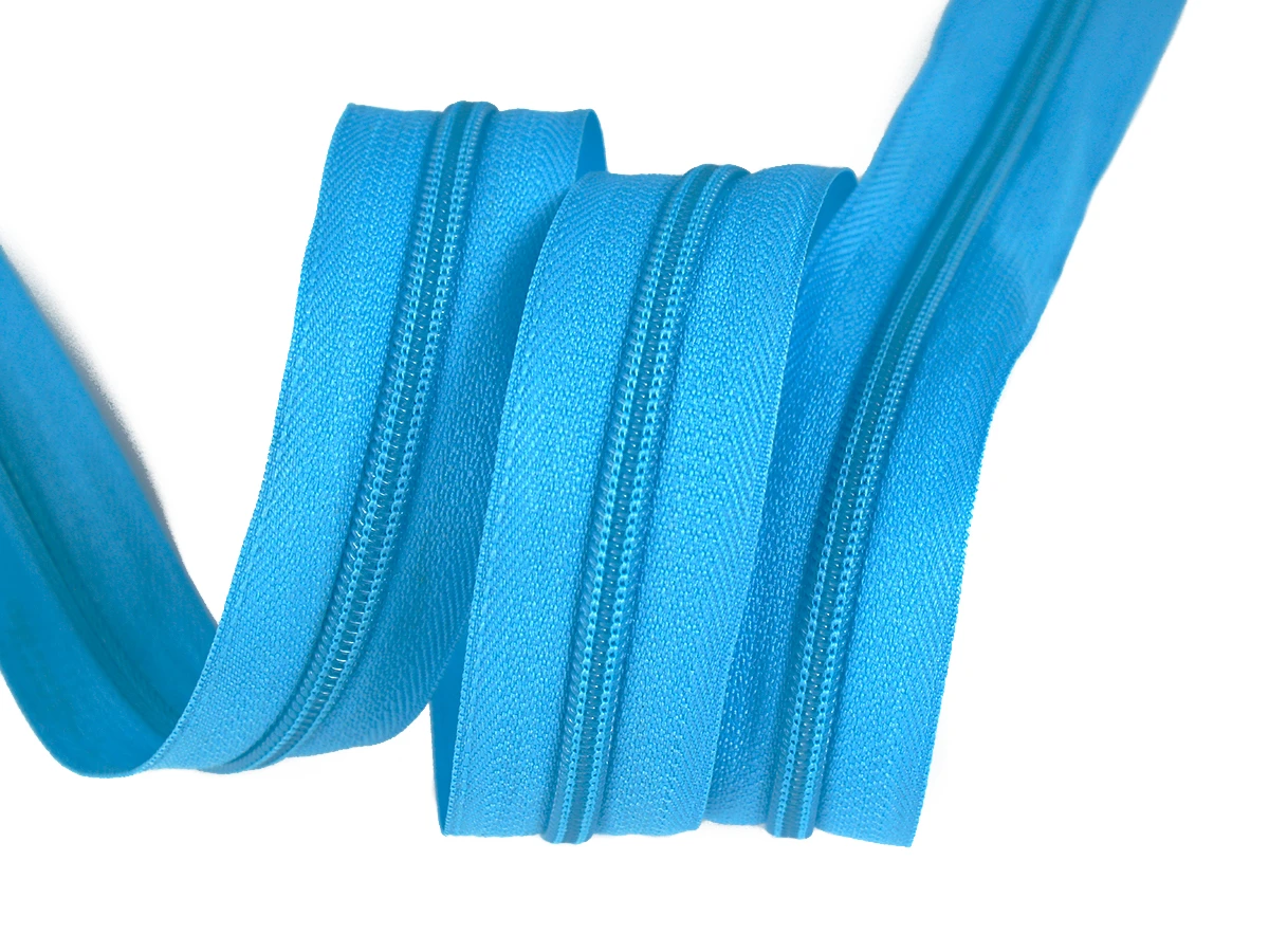 Блискавка рулонна №5 блакитний 