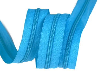 Блискавка рулонна №5 блакитний