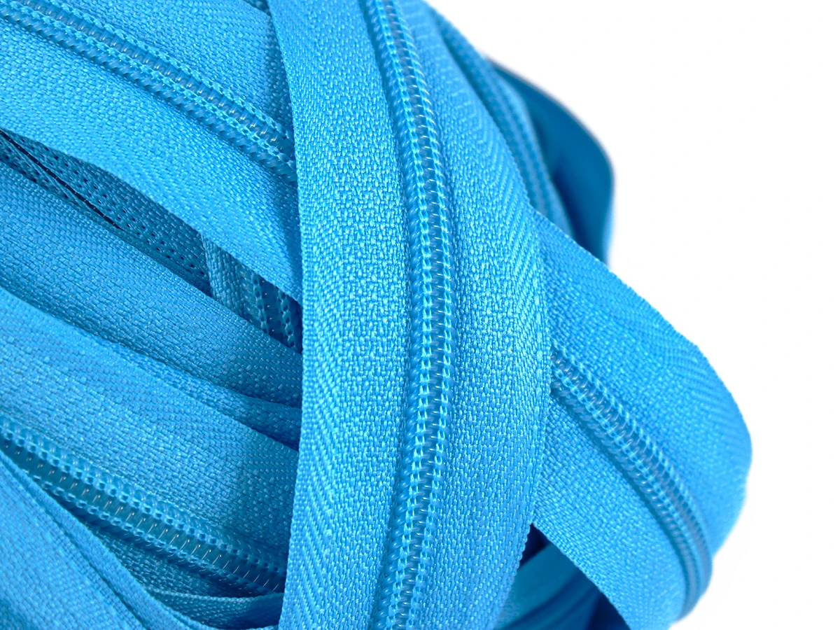 Блискавка рулонна №5 блакитний 