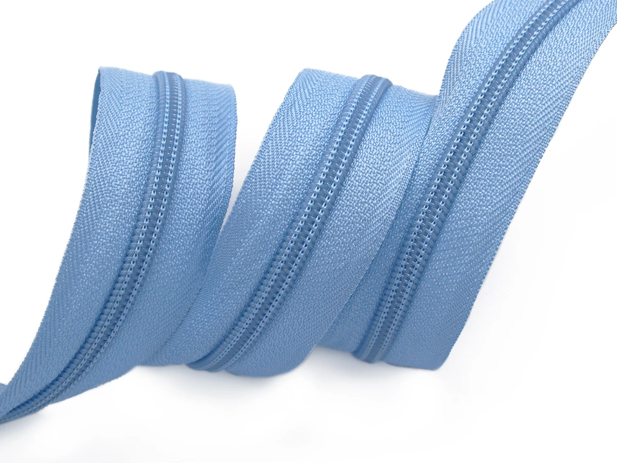 Блискавка рулонна №5 небесно-блакитний 