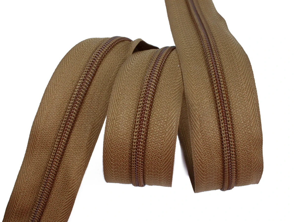 Блискавка рулонна №5 гiрчичний 