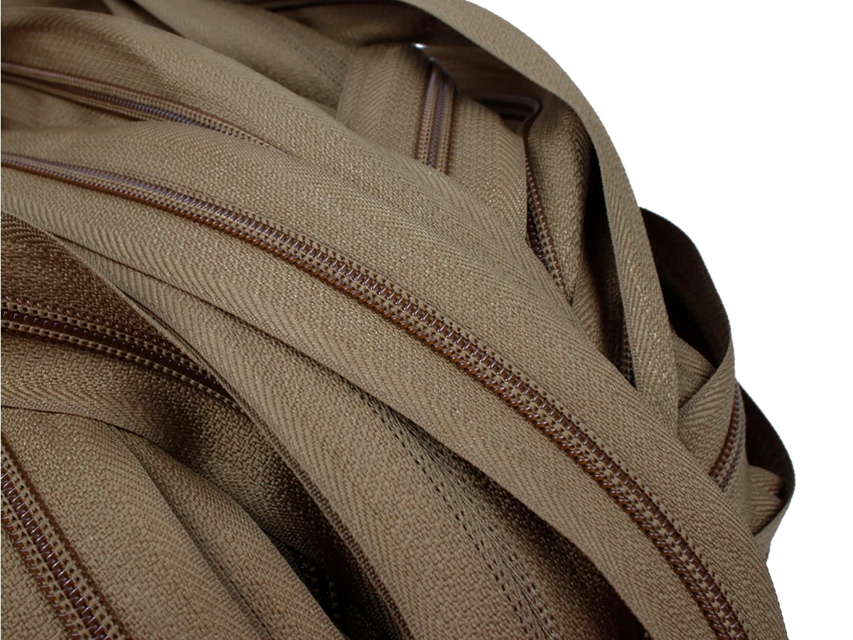 Блискавка рулонна №5 гiрчичний 