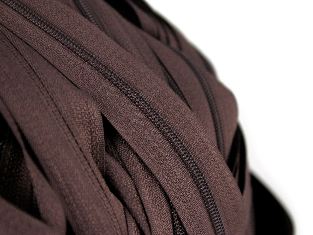 Блискавка рулонна №5 темно-коричневий 