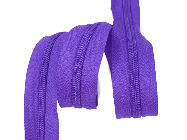 Блискавка рулонна №5 фіолет 