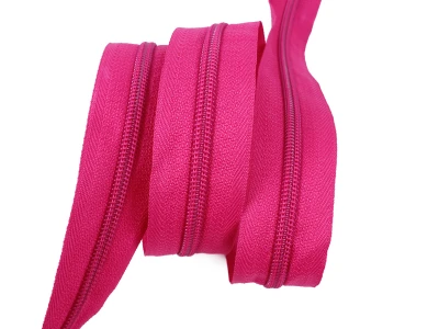 Блискавка рулонна №5 фуксiя