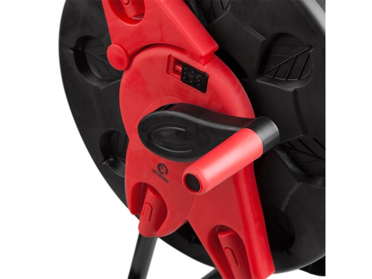 Катушка на колесах для шланга 1/2" 60 м, PP, steel, ABS INTERTOOL GE-3001 