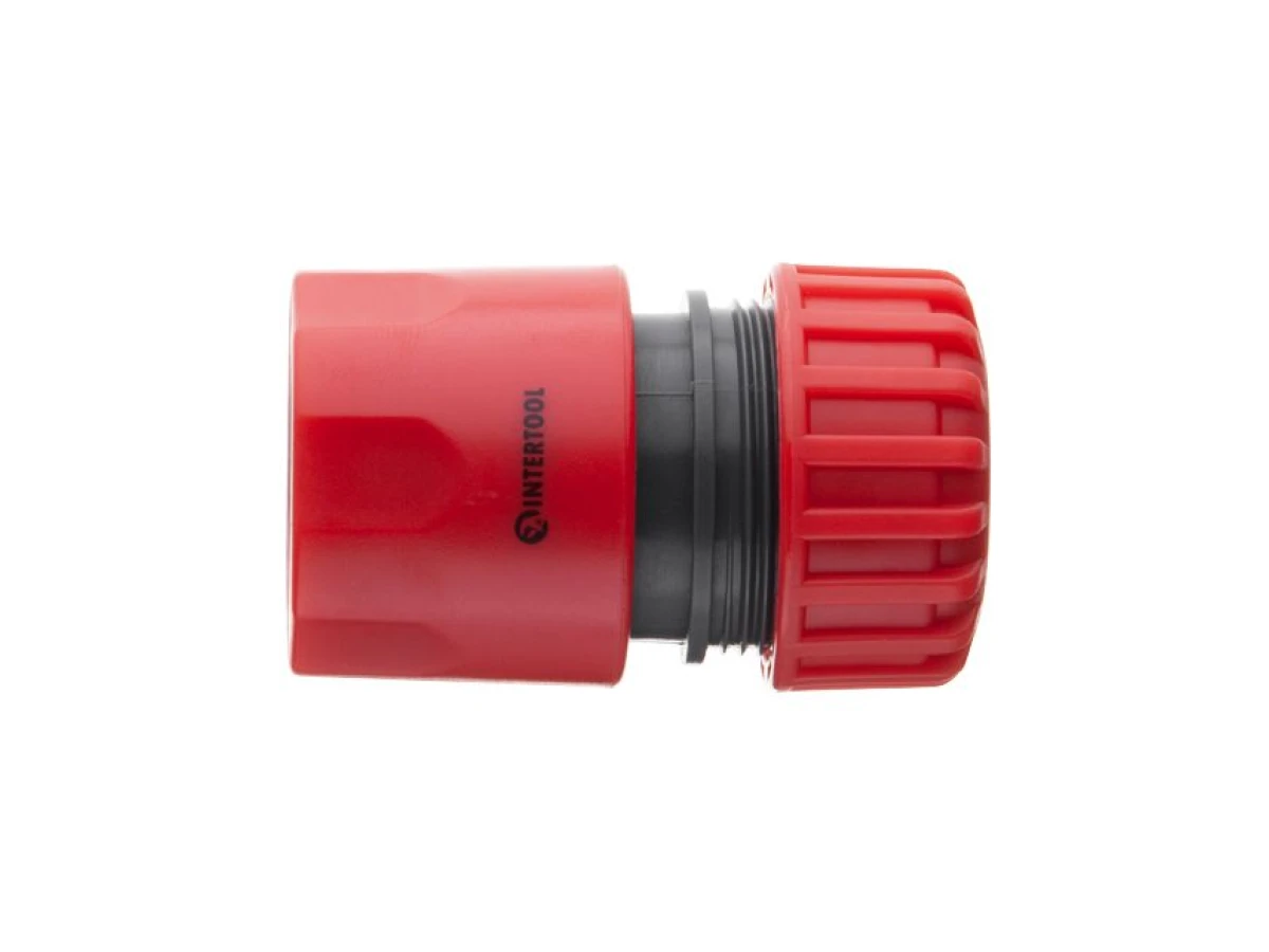 Конектор 3/4" з аквастопом для шланга 3/4" INTERTOOL GE-1021 
