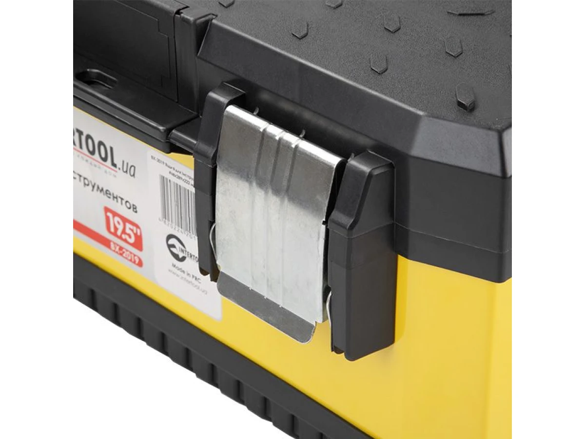 Ящик для інструментів з металевими замками 19.5" 498*289*222 мм INTERTOOL BX-2019 