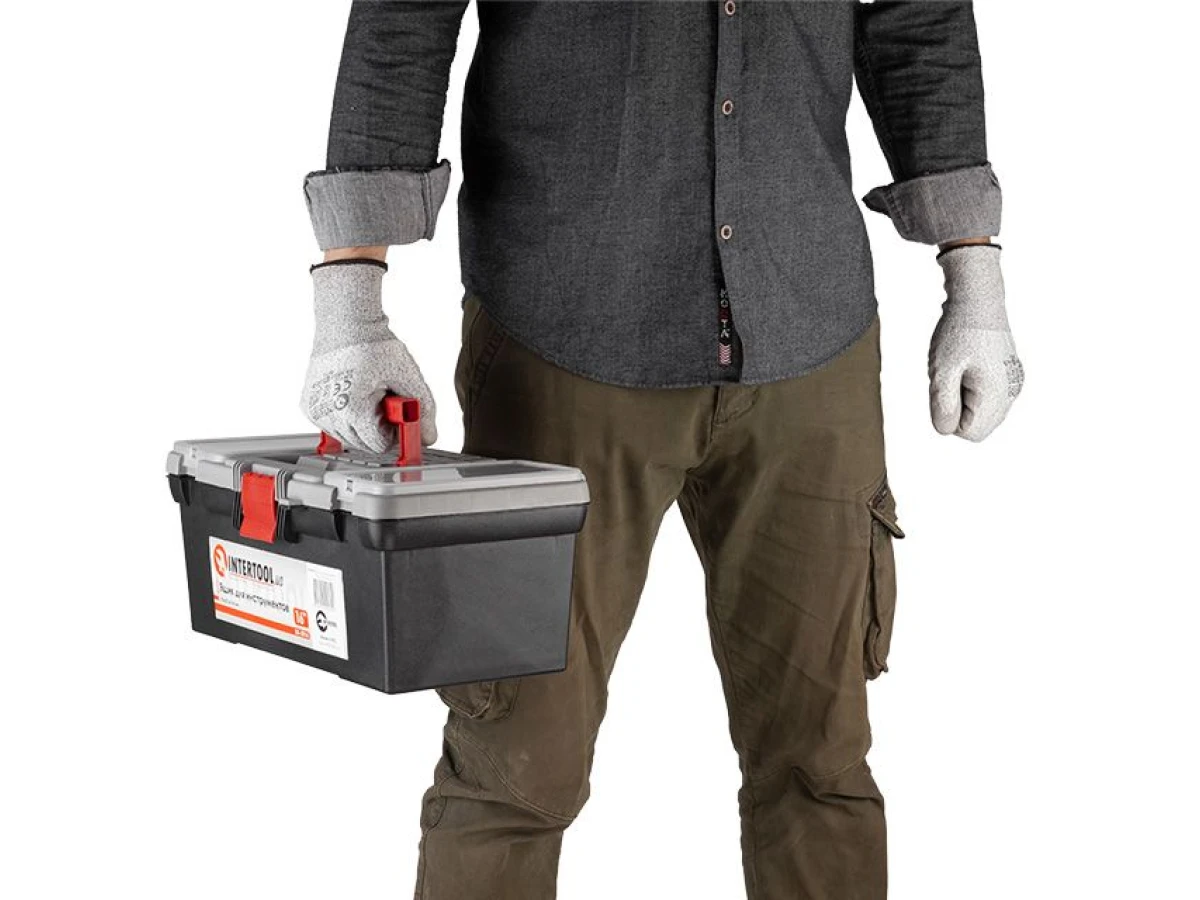 Ящик для інструментів 16" 396*216*164 мм INTERTOOL BX-0016 