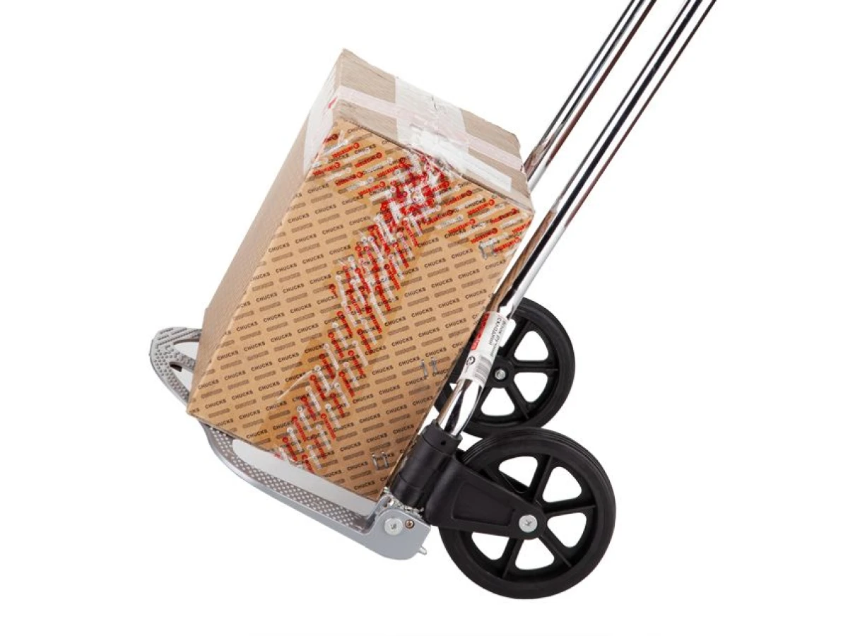 Візок ручний складаний до 45 кг, 380*380*960, колеса 140 мм, (сталева труба) INTERTOOL LT-9003 