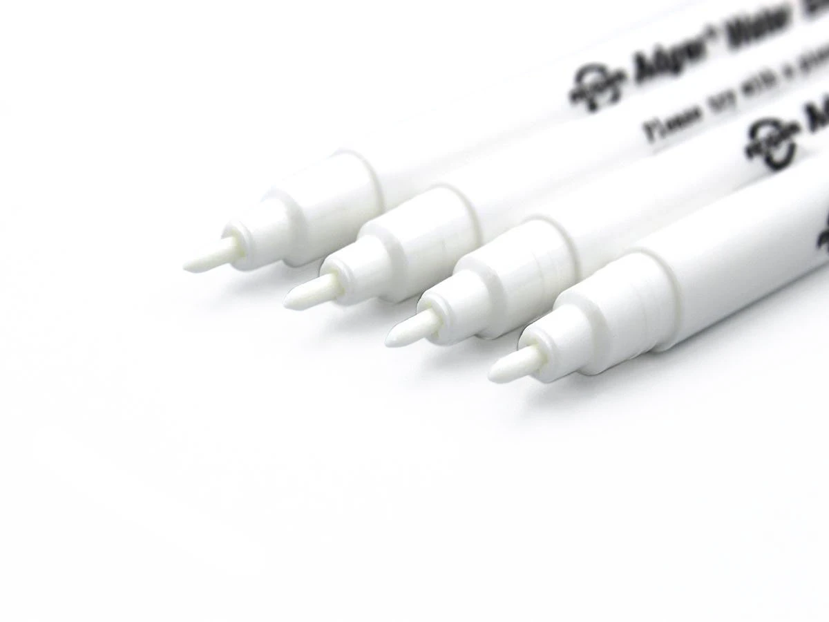 Маркер білий водозмивний Adger 