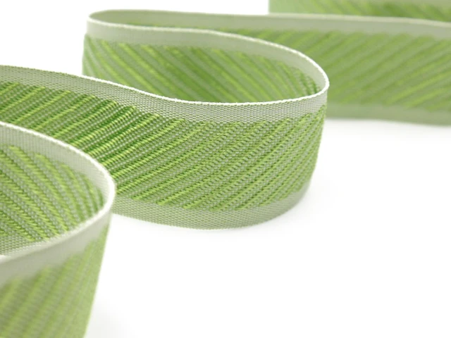 Тасьма 32 мм салатова 