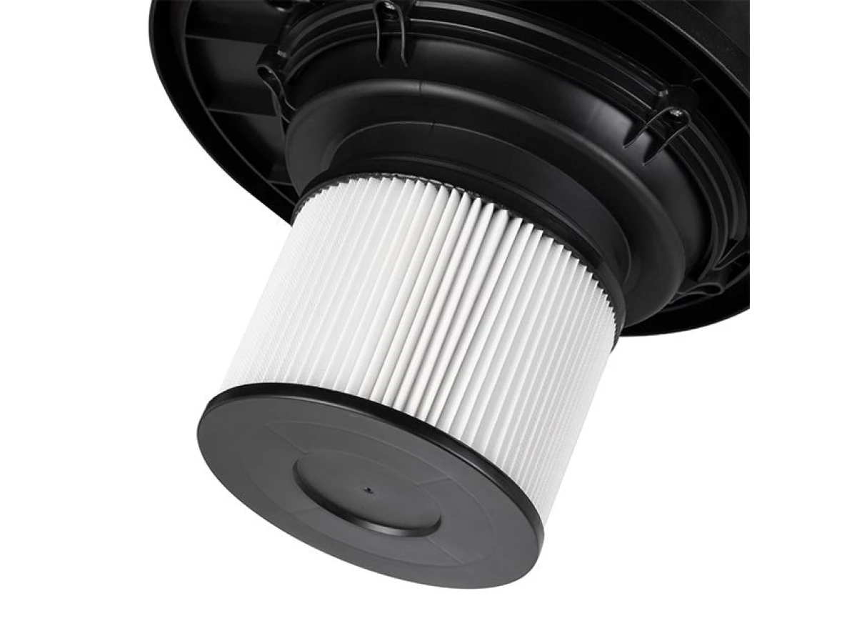 Пилосос будівельний 1.4 кВт, бак 20 л., нержавійна сталь 410, >17кПа, розетка, HEPA фільтр INTERTOOL DT-1025 