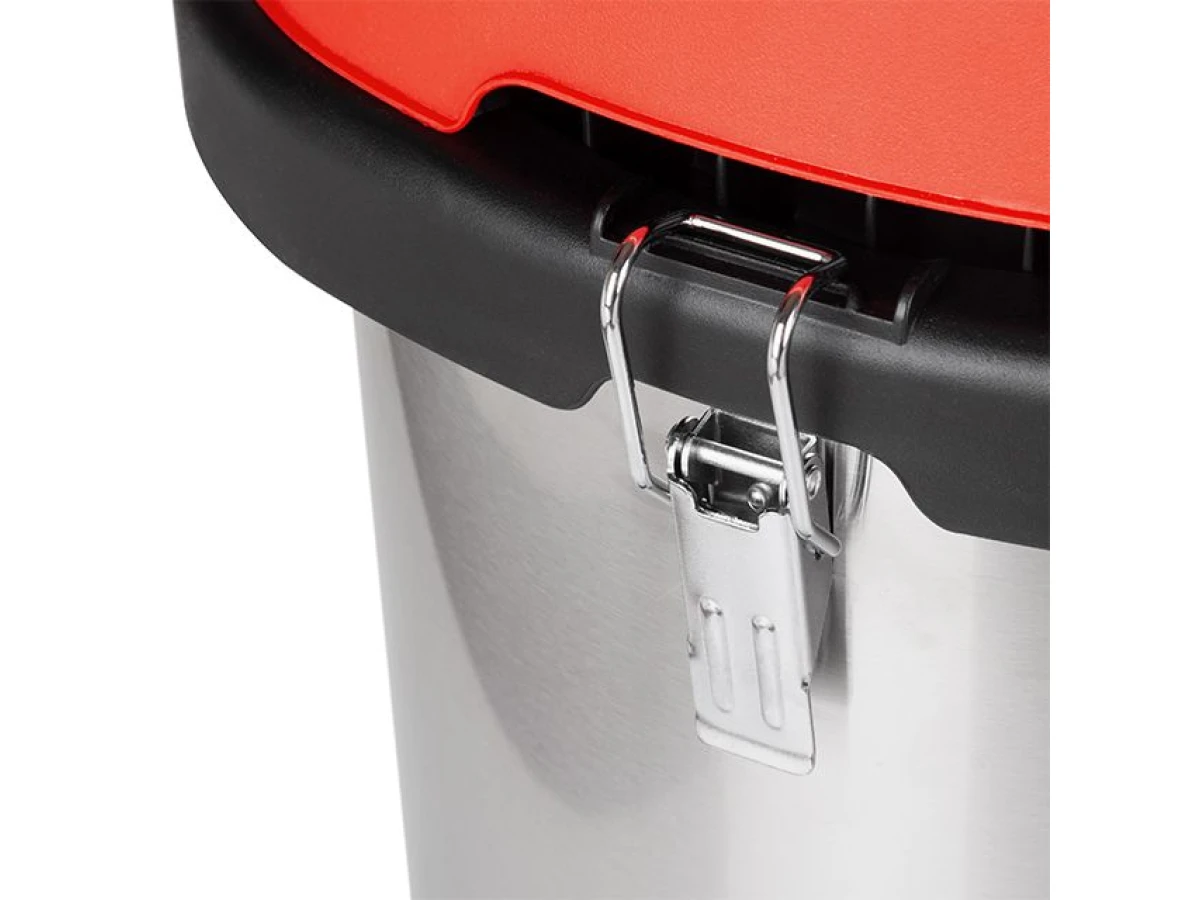 Пилосос будівельний 1.4 кВт 2 Stage, бак 30 л., нержавійна сталь 201, >20кПа, розетка, HEPA фільтр, STORM INTERTOOL WT-1430 