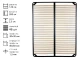 Каркас ламельний металевий 1200*2000 L46 T30*30 (2,5) 