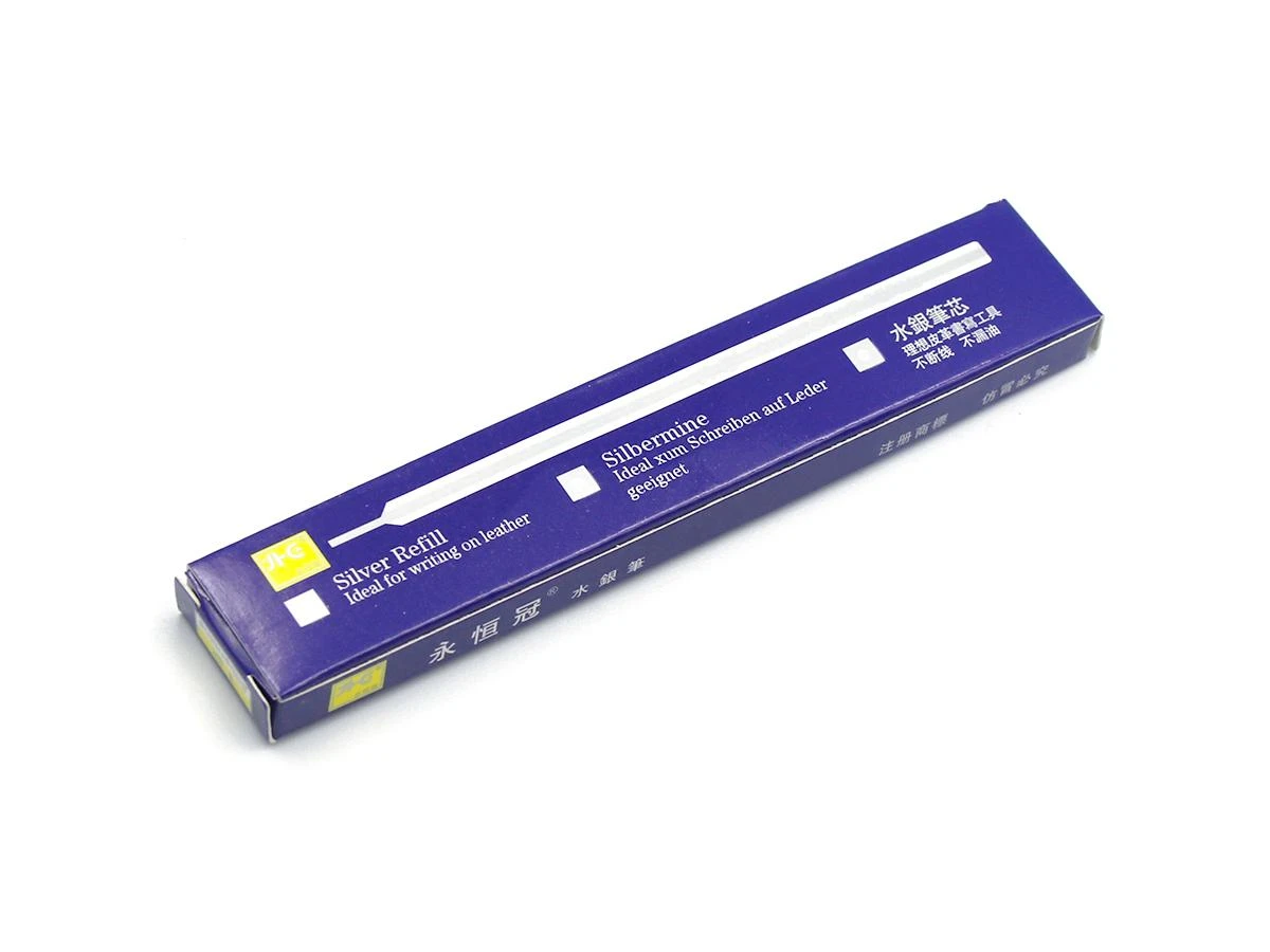 Стрижень срібний сталевий для шкіри YHG 