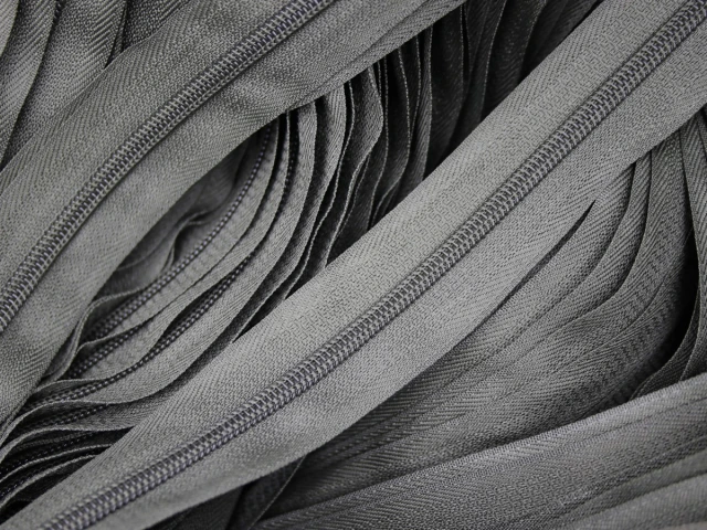 Блискавка рулонна №5 сірий 