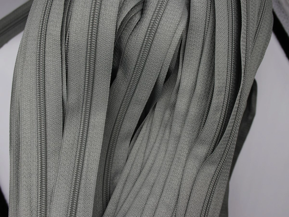 Блискавка рулонна №5 сірий 