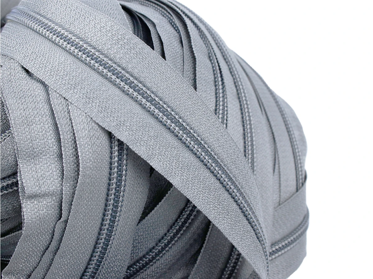 Блискавка рулонна №5 свiтло-сiрий 