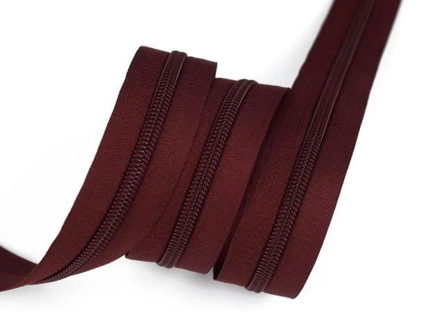 Блискавка рулонна №5 вишневий 