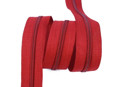 Блискавка рулонна №5-червоний