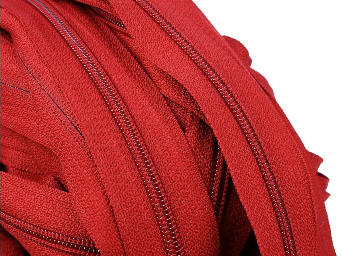 Блискавка рулонна №5-червоний 