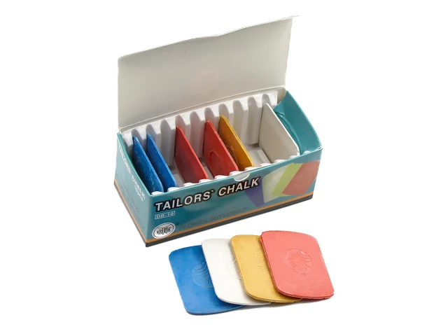 Крейда кравецька прямокутна воскова кольорова 