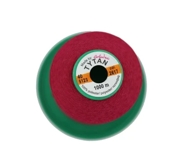 Tytan (Титан) 40(1000м) колір №2617 - малиновий