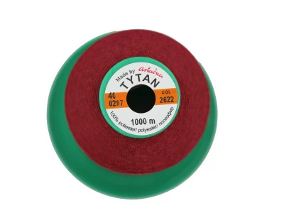 Tytan (Титан) 40(1000м) колір №2622 - вишневий