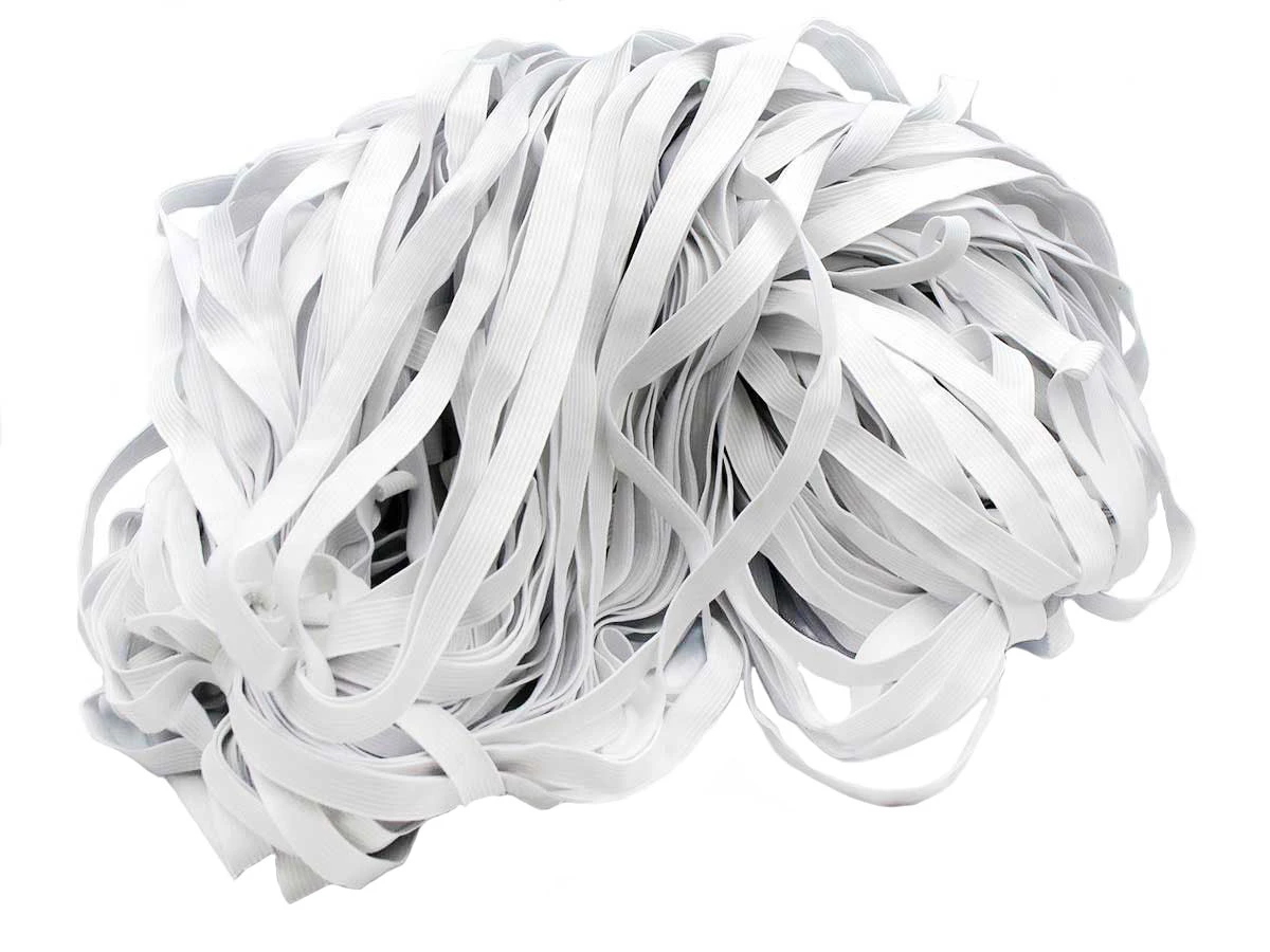 Еластична стрічка G-12 біла 100м 