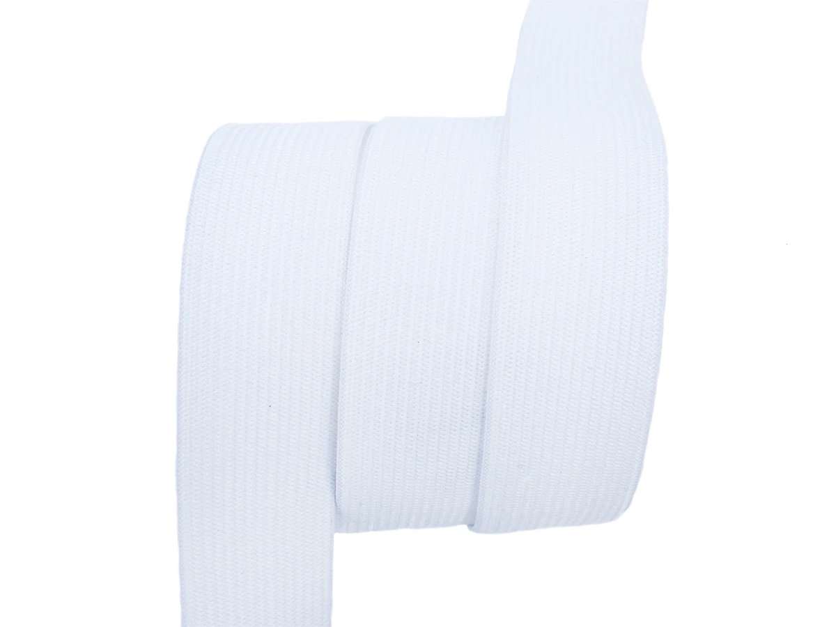 Еластична стрічка G-25 (25м) біла (4,5 г/кв.см) 