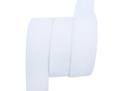 Еластична стрічка G-25 (25м) біла (4,5 г/кв.см)