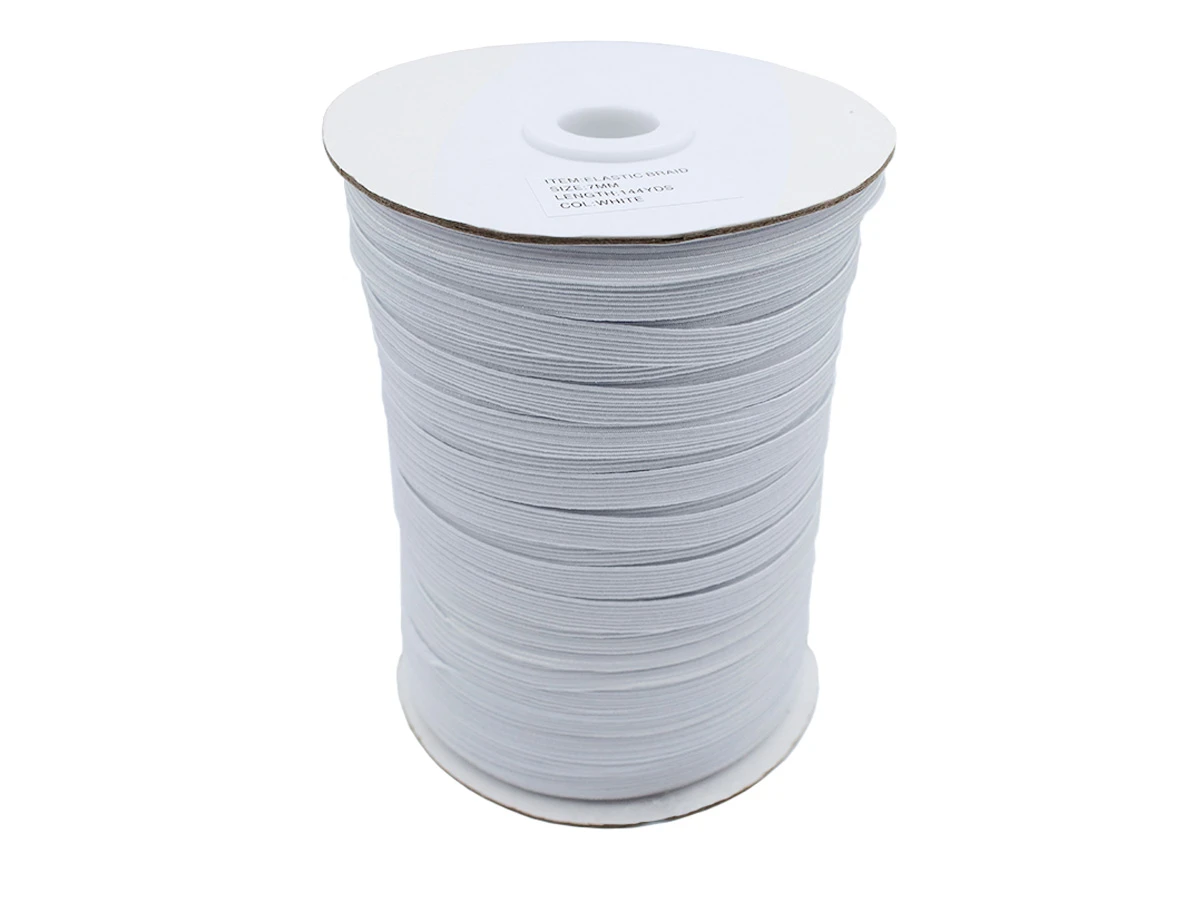 Еластична стрічка G- 7 біла (144 ярда/130м) 