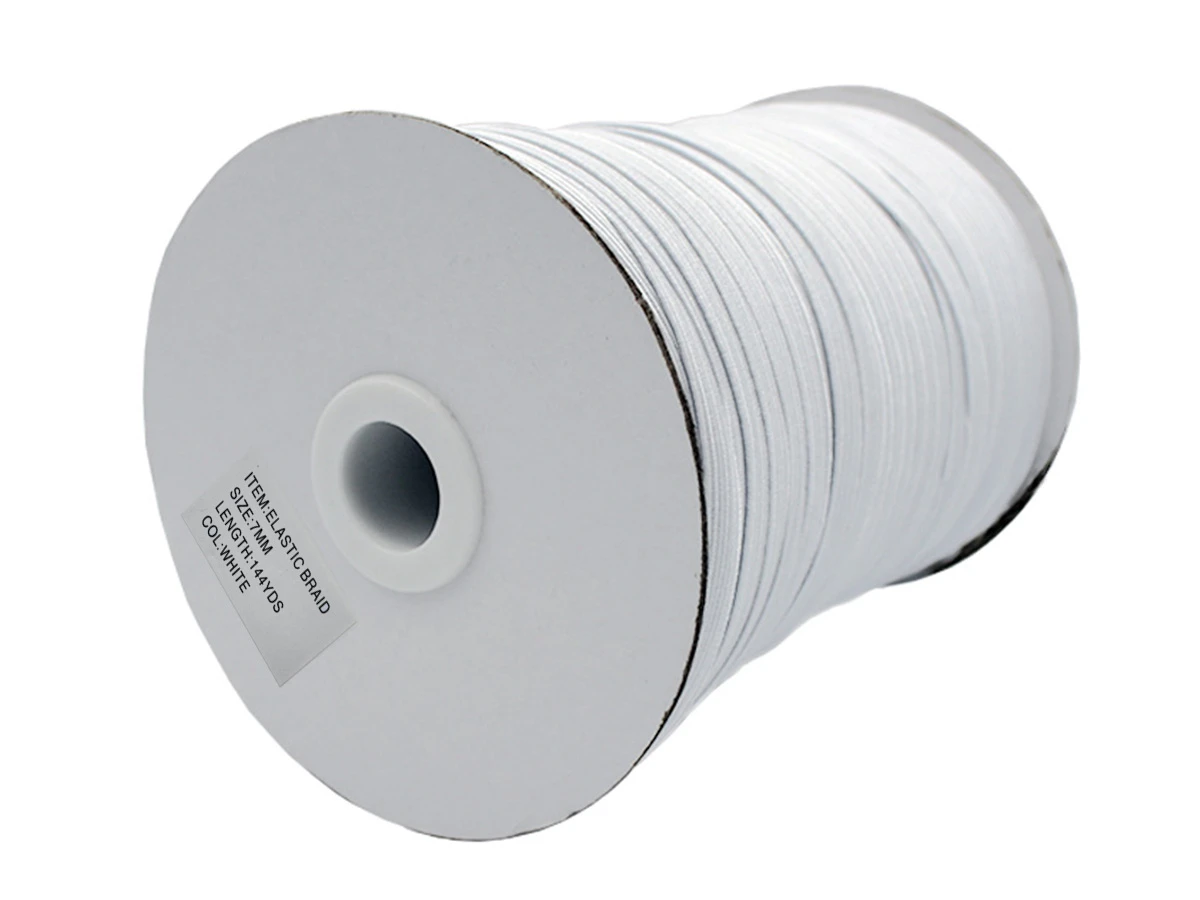 Еластична стрічка G- 7 біла (144 ярда/130м) 