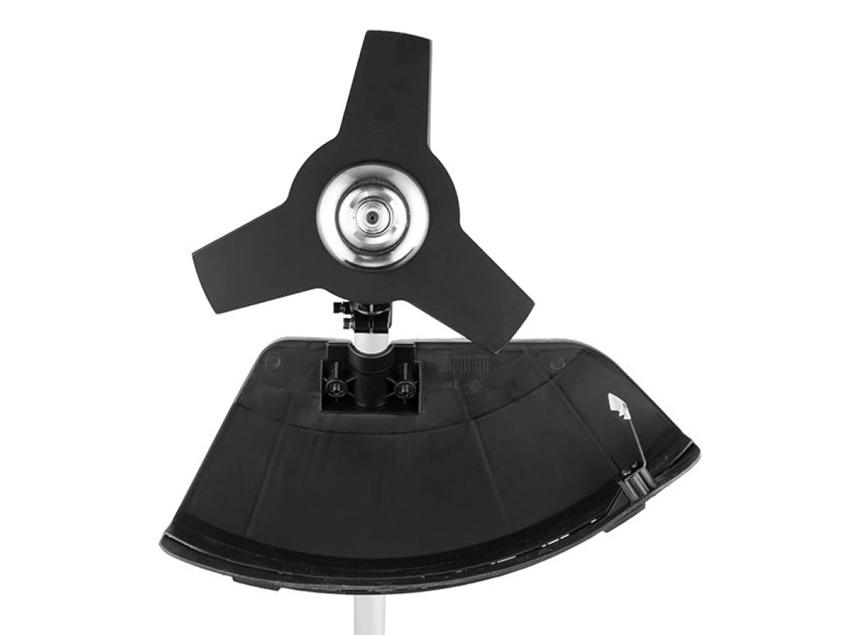 Триммер аккумуляторный с бесщеточным двигателем 40 В (2х20 В), 6000 об/мин, диаметр вращения диска/лески 255/350 мм, катушка + 3-х зуб.нож, без ЗУ АКБ INTERTOOL WT-9213 