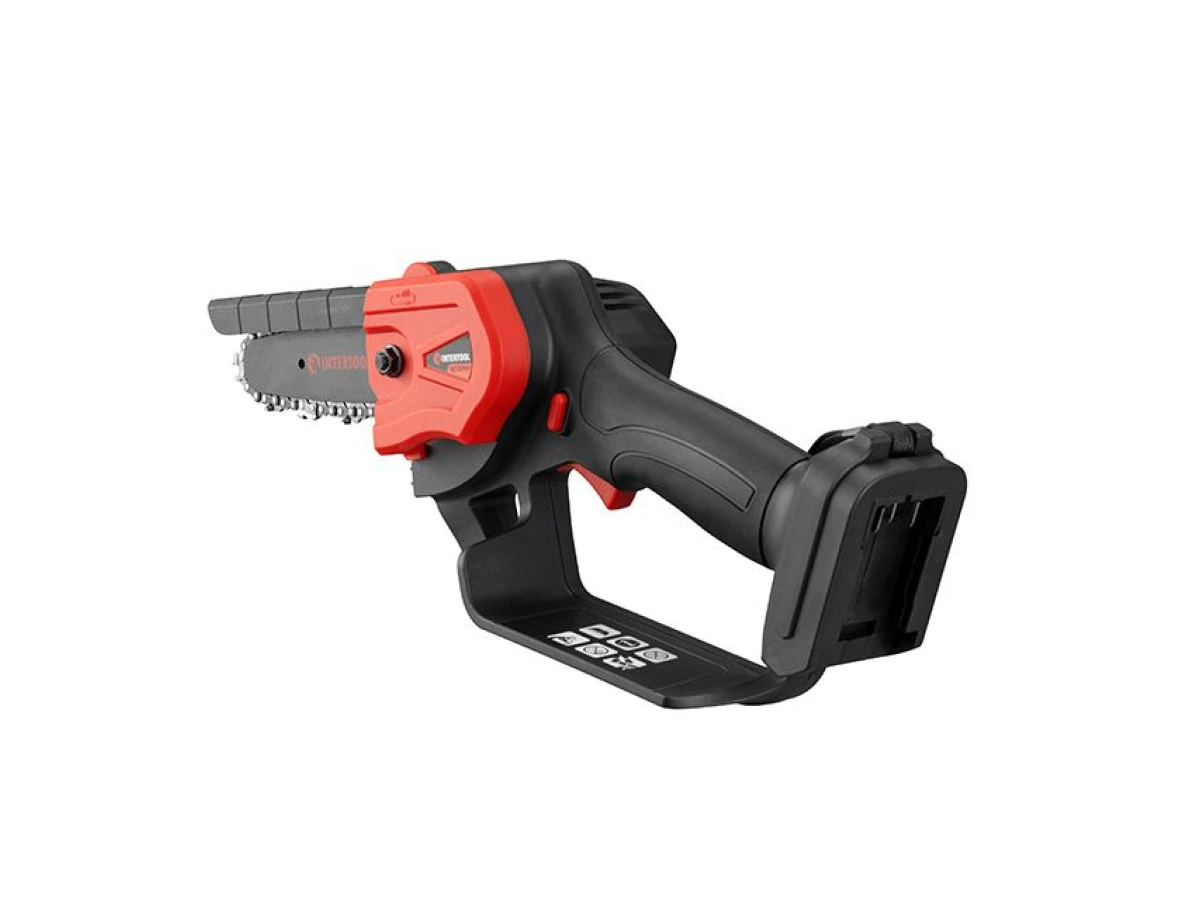 Мини-пила цепная аккумуляторная 20 В, шина 10 см, 4 м/с, без ЗУ и АКБ, STORM INTERTOOL WT-9110 