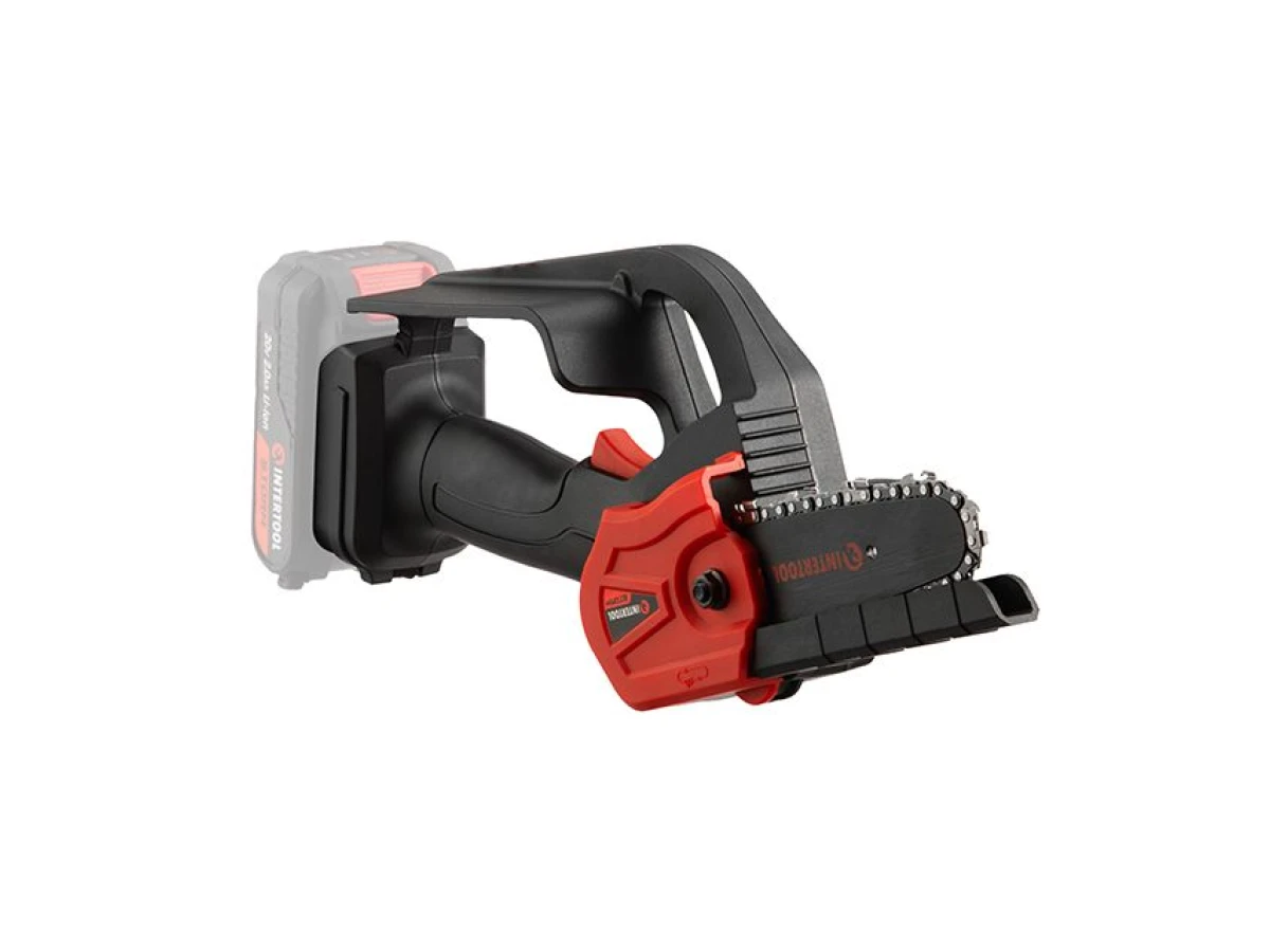 Мини-пила цепная аккумуляторная 20 В, шина 10 см, 4 м/с, без ЗУ и АКБ, STORM INTERTOOL WT-9110 