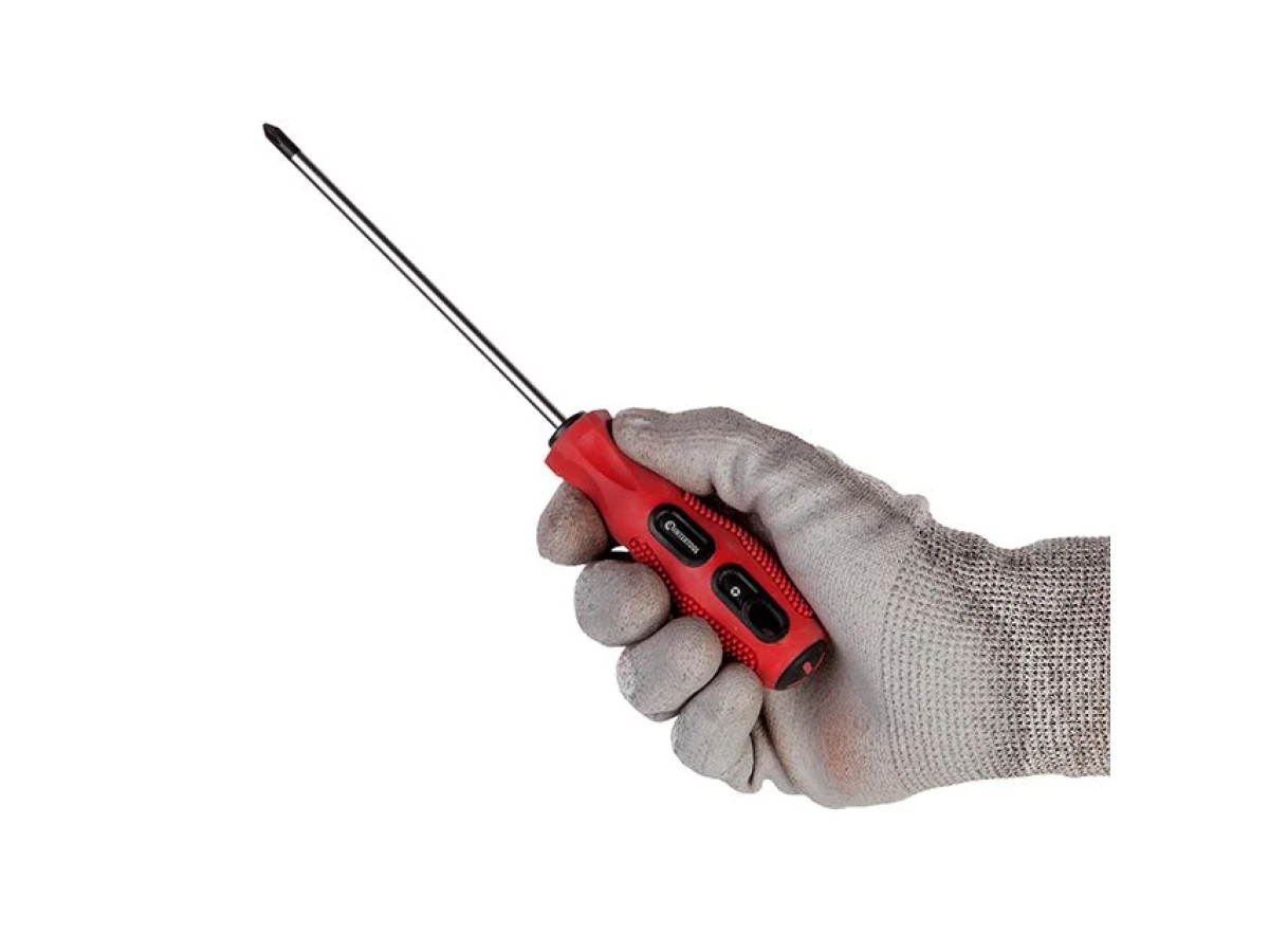 Викрутка хрестова PZ1 x 125 мм INTERTOOL VT-3157 