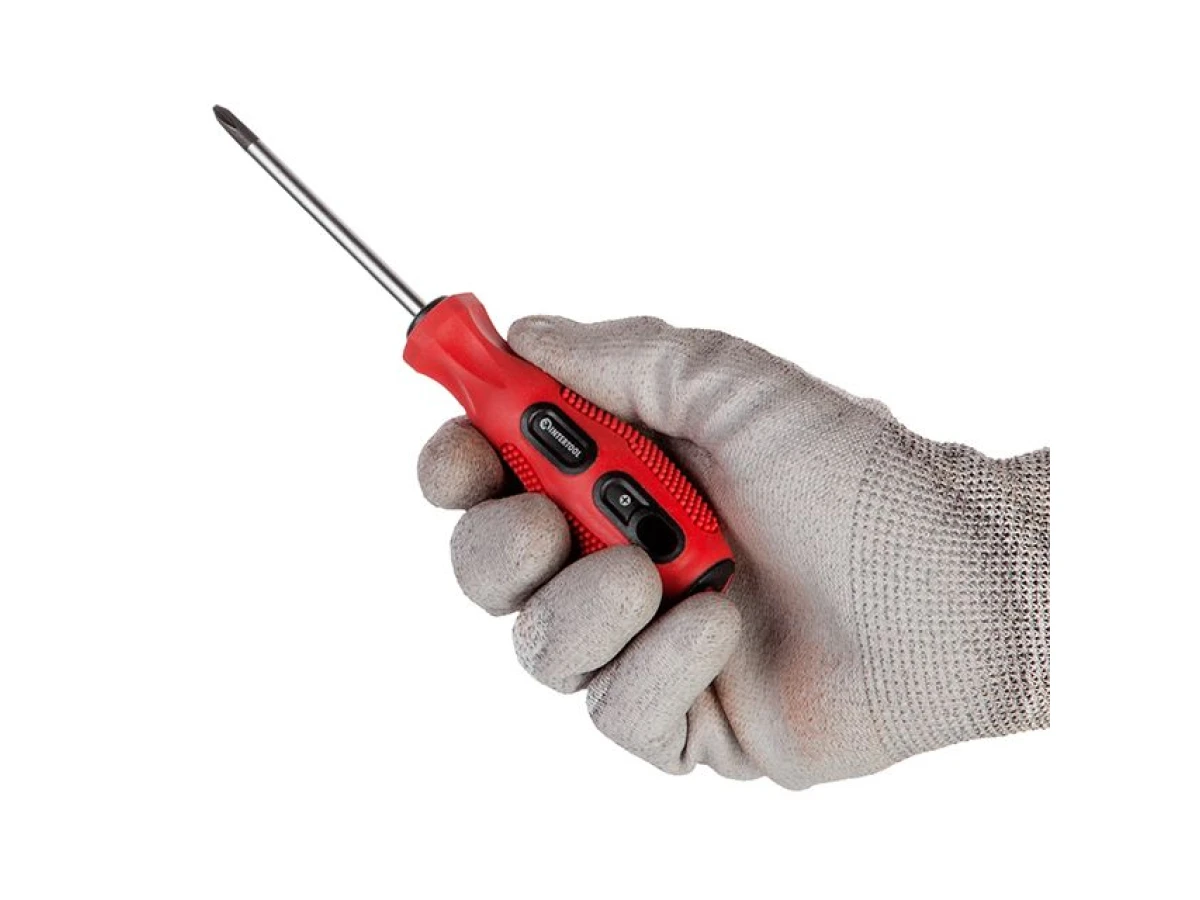 Викрутка хрестова PH1 * 75 мм INTERTOOL VT-3136 