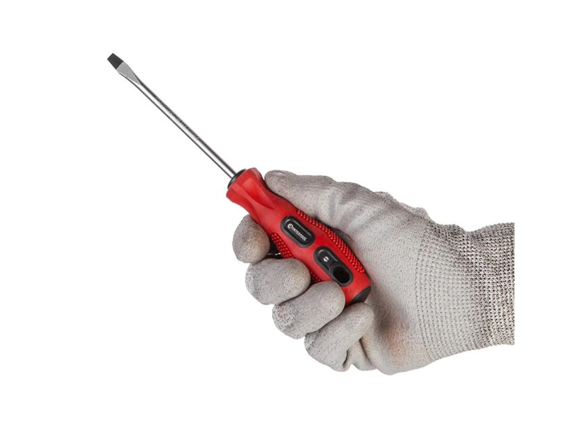 Викрутка шліцева SL5 * 100 мм INTERTOOL VT-3107 