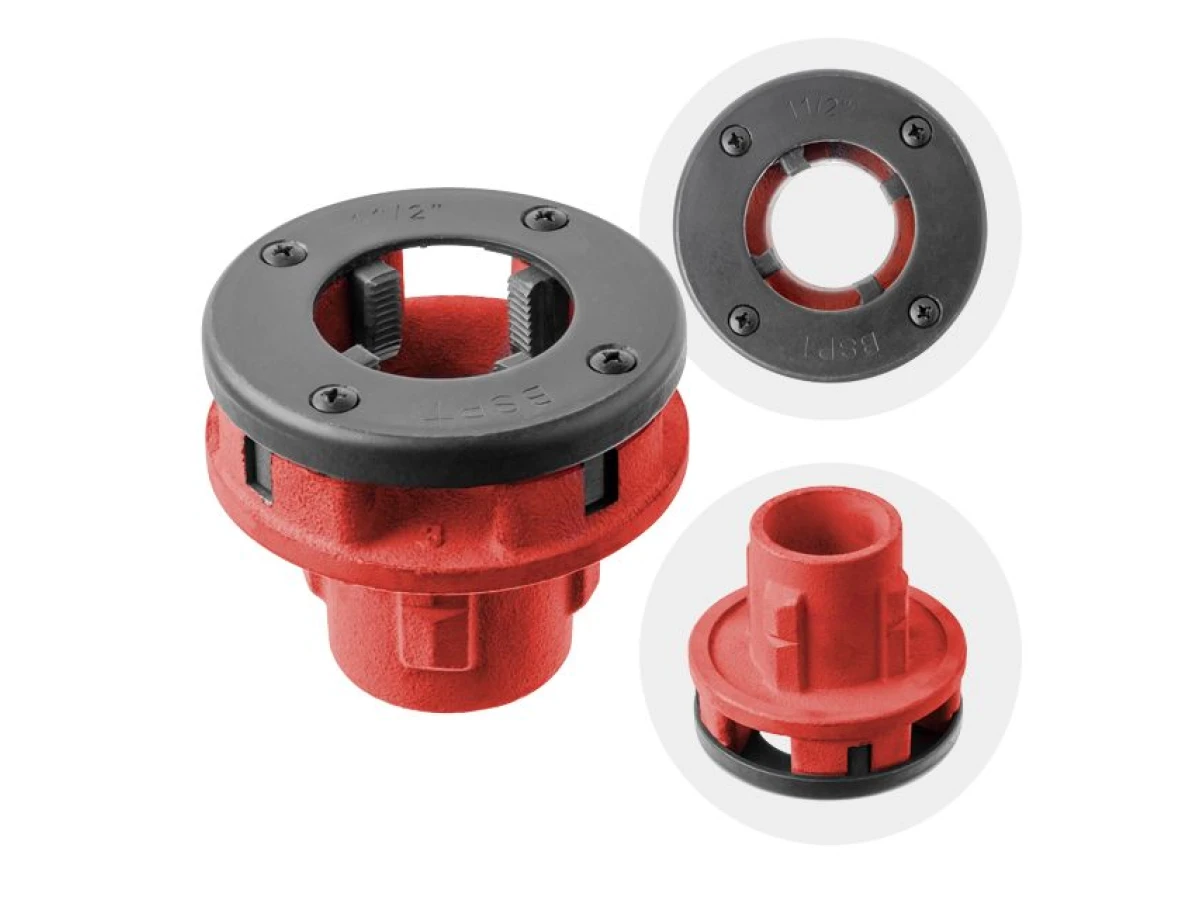 Набор плашек 2 шт для нарезки резьбы 1 1/2"; 2" INTERTOOL SD-8002 