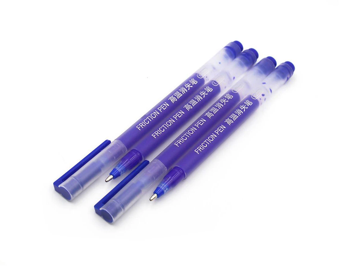 Ручка для шкіри синя водозмивна 