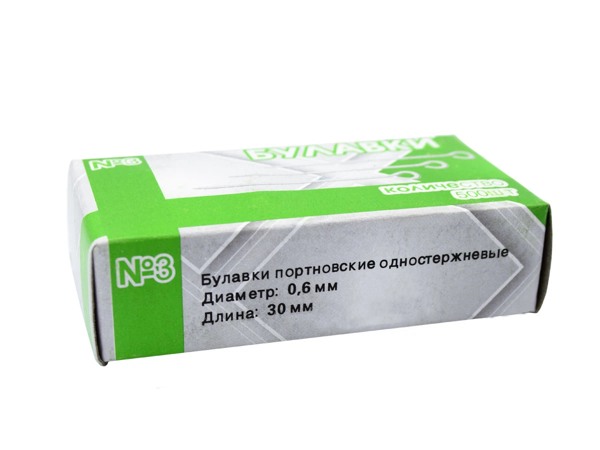 Булавки портновские Niekel (500 шт) 
