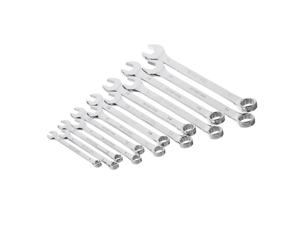 Набір комбінованих ключів 26 од., 6-32 мм, PROF, чохол INTERTOOL XT-1526 