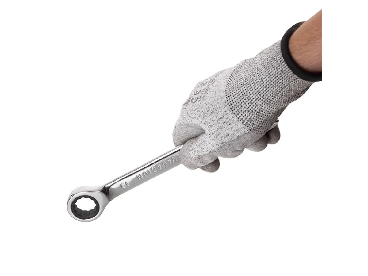 Набор ключей комбинированных с храповым механизмом 11ед., 8-19мм (8-9-10-11-12-13-14-15-16-17-19) Cr-V; PROF DIN3113 INTERTOOL XT-1304 