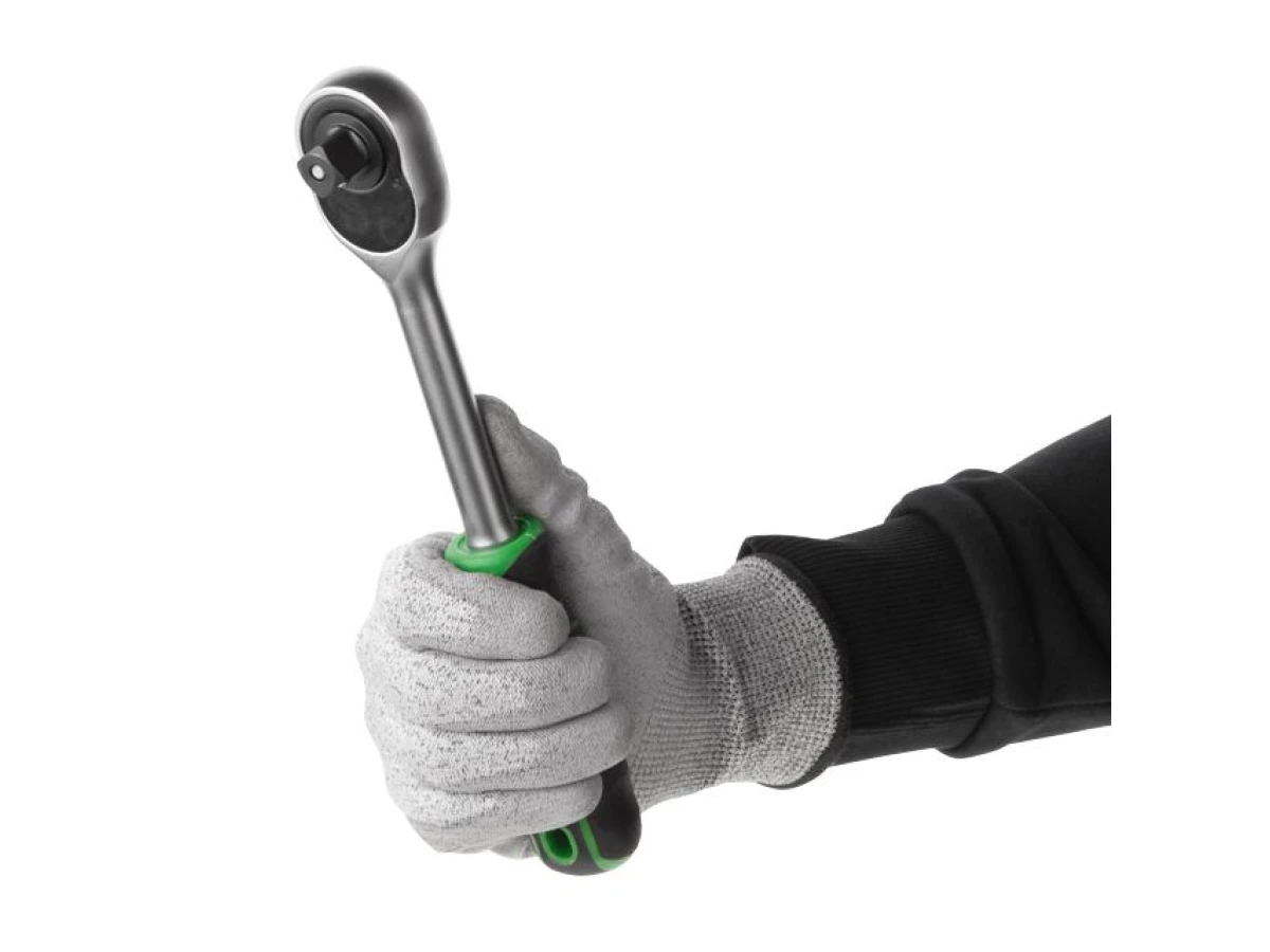 Набір головок 10 од. з рукояткою з храповим механізмом 1/2" INTERTOOL ET-6013 